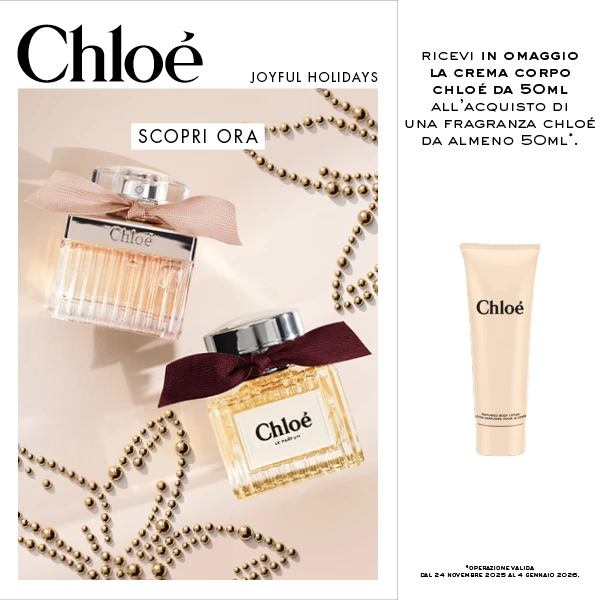 In regalo la crema corpo Chloé